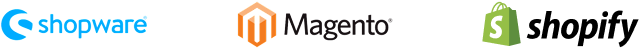 Shopware, Magento, Shopify